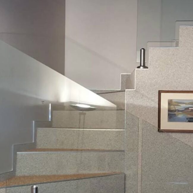 Steinteppich innen Treppe Steinteppich verlegen in Köln