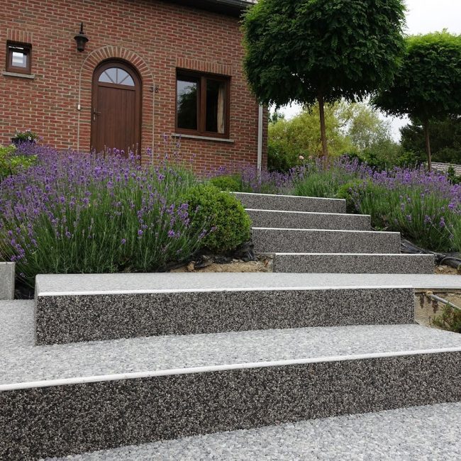 Steinteppiche für Ihre Außen Treppe Steinteppich verlegen in Köln