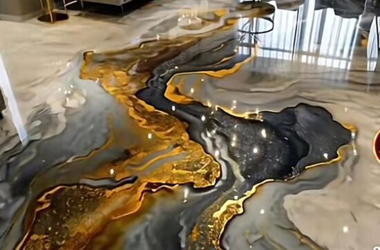 Metallic Epoxidharzboden Köln ab 179 €/m²: Exklusiver Luxus-Look mit einzigartiger Tiefenoptik für Wohnräume, Showrooms und Gewerbeflächen in Köln.