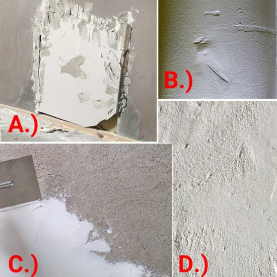 Mikrozement Wand in heller Grau-Nuance mit natürlichem Farbverlauf